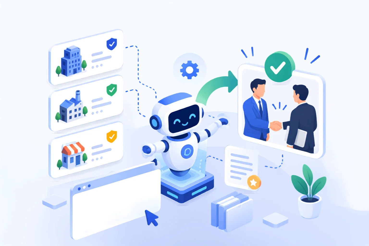 Automated business & vendor matching